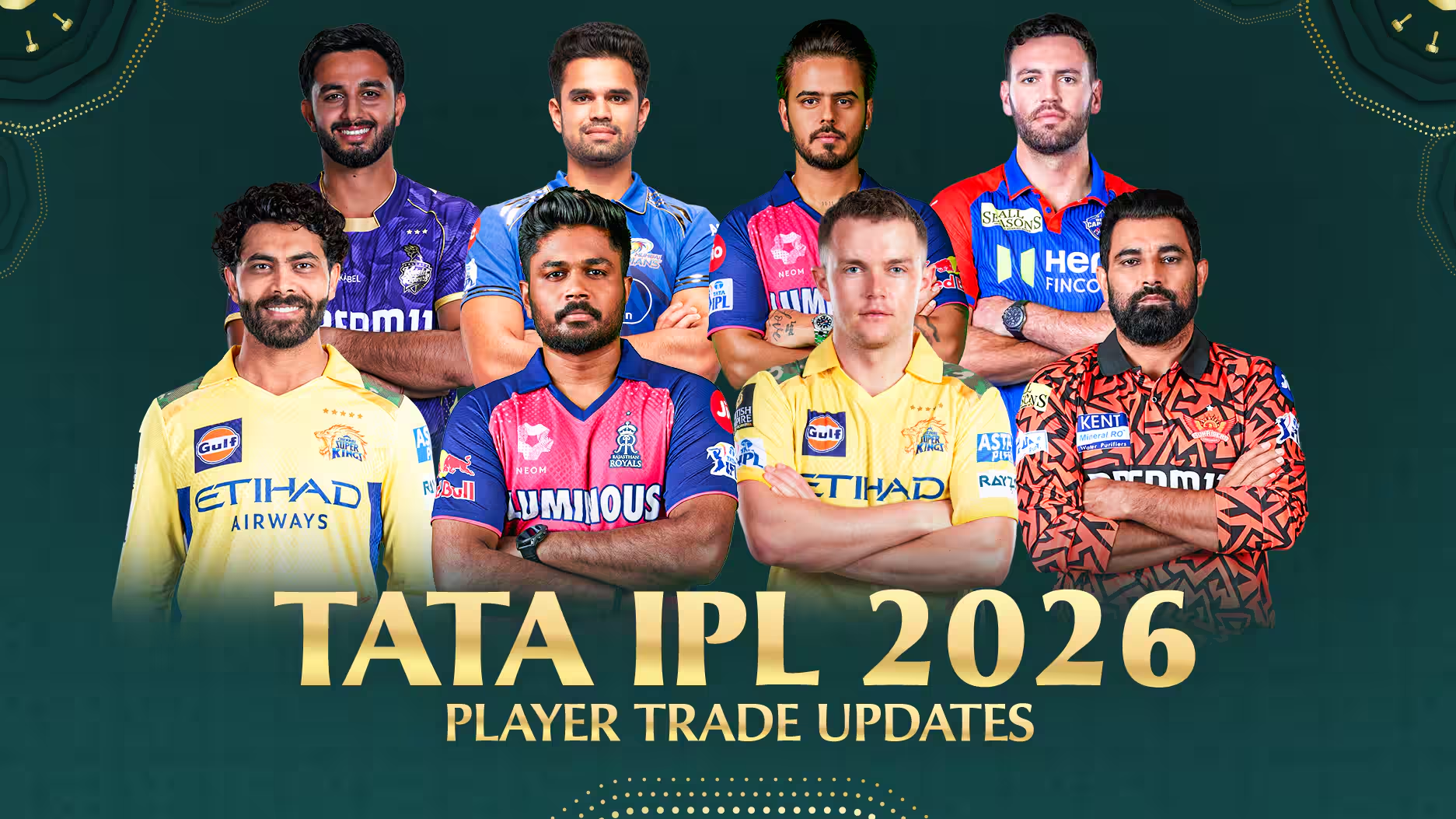 IPL 2026 all teams and captains - 11xplay